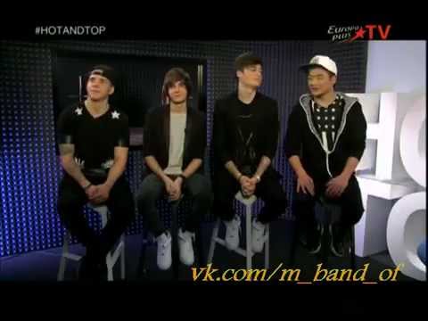 Видео: Группа MBAND в программе HOT&TOP на Europa Plus TV ( 18.12.2014 )