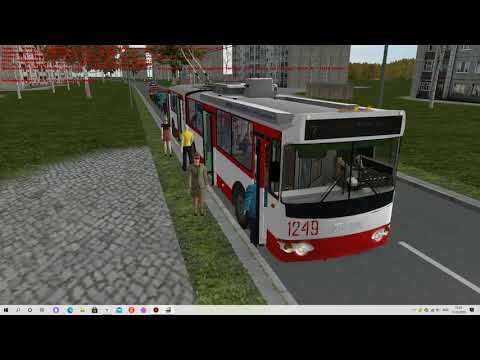 Видео: OMSI 2 Братаново 2.4 троллейбус тролза 6205.02, маршрут 7