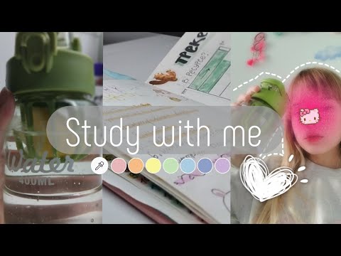 Видео: Study with me №1 // оформление дневника// 🌙🕊️