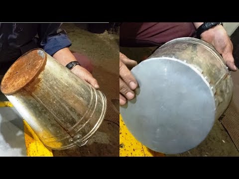 Видео: Новое дно на старом ведре  / A new bottom on an old bucket