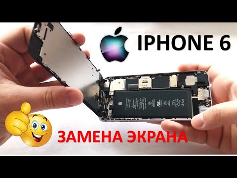 Видео: IPHONE 6 ЗАМЕНА ЭКРАНА И БАТАРЕИ.