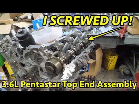 Видео: Ремонт семейного фургона! Сборка двигателя Chrysler Pentastar V6 3,6 л. Часть 1 (Устранение извес...