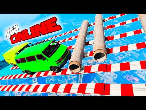 Видео: НЕРЕАЛЬНО ТРУДНЫЙ СКИЛЛ ТЕСТ НА ФУРГОНАХ ПО ТОНКИМ КАНАТАМ В GTA 5 ONLINE  ( ГТА 5 ГОНКИ )