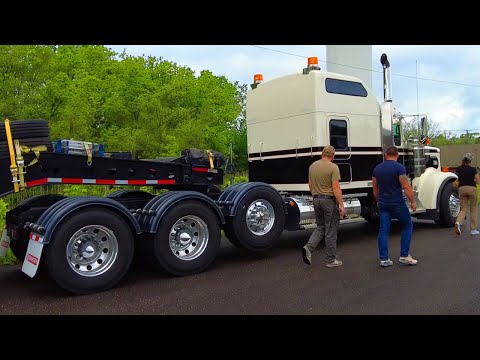 Видео: Наши в США тянут трал 100 тонн +