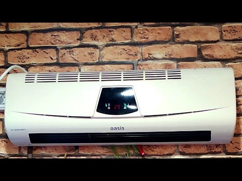 Видео: Настенный тепловентилятор Oasis NTD-20 Wall fan heater