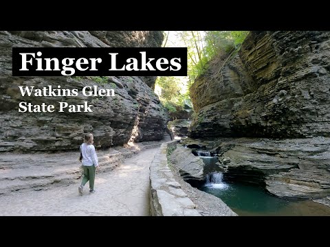 Видео: Фингер озёра | Водопад Taughannock | Уоткинс-Глен | Водопад Shequaga