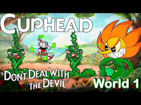 Видео: Cuphead World 1 Full Playthrough | No Deaths (Прохождение мир 1, без смертей)