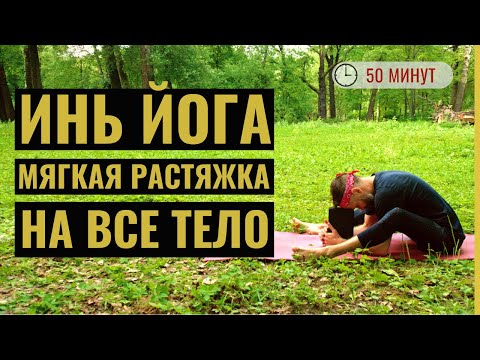 Видео: ИНЬ ЙОГА для начинающих • Мягкая растяжка на все тело • Йога с Яннау