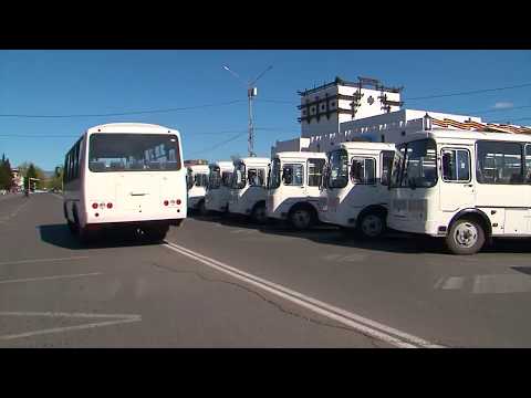 Видео: В Туве на межмуниципальные линии пассажироперевозок выведены новые автобусы