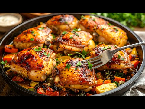Видео: 🍗 Я больше не жарю куриные бёдрышки! Они настолько вкусные, что все просят добавки 😋
