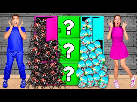 Видео: Челлендж Загадочная Коробка на Хэллоуин | Смешные Cитуации от Fun Teen Challenge