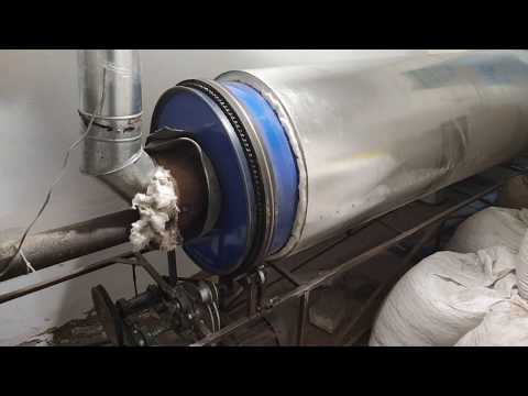 Видео: Моя сушилка для тырсы барабанного типа.