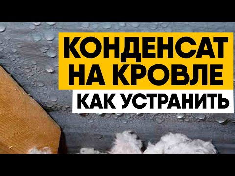 Видео: Конденсат на кровле. Причины и устранение (Холодная и теплая кровля). Ремонт кровли