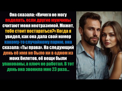 Видео: Она сказала: «Я ничего не могу поделать, если другие мужчины считают меня неотразимой. Может быть, т