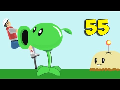 Видео: ПЛАНТАЦИИ ПРОТИВ ЗОМБИ - Happy Wheels 55