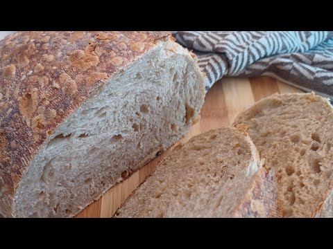 Видео: Хлеб на закваске. | Пшенично-ржаной хлеб. | Полное видео.