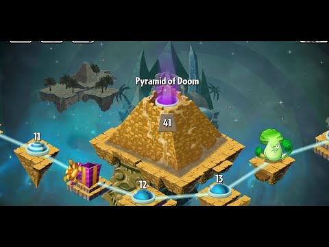 Видео: Прохождение Plants vs Zombies 2 #33   Выживание Pyramids of Doom
