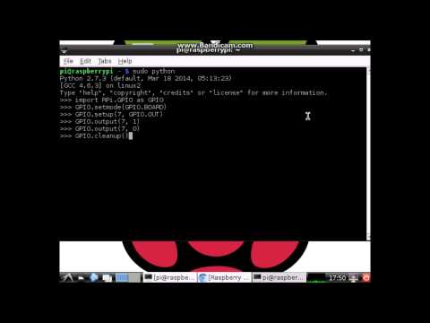 Видео: Raspberry Pi. Урок 4: Работа с GPIO, мигание светодиодом, Python