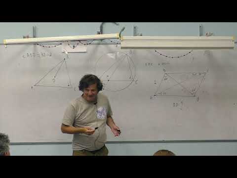 Видео: Юрий Александрович Блинков: "Угол между радиусом описанной окружности и стороной треугольника"