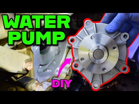 Видео: Как заменить водяной насос на вашем внедорожнике и сэкономить 800 долларов || Самостоятельная зам...