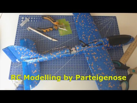 Видео: DIY Снова переделываем детский планер в р/у самолет (glider Multiplex Fox turned again to RC plane)