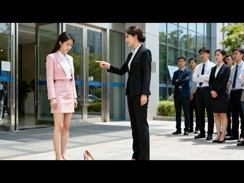 Видео: [Новый фильм] Девушку выгнали с собеседования без обуви, но председатель сам вышел к ней!