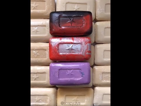 Видео: Asmr dry army soap/ cutting soap / режу сухое армейское мыло