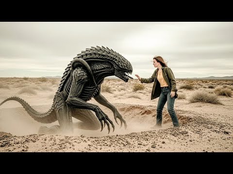 Видео: Девушка находит в пустыне существо, которое следует за ней, как щенок, и защищает ее от всякого