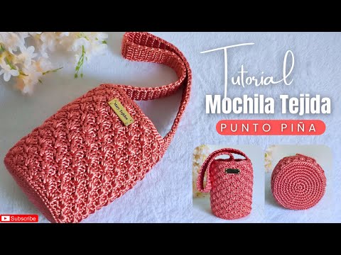 Видео: 🔥Вязаный рюкзак // Шелковый шнур | Веерный шов  Современная и ручная работа / Шаг за шагом 🧶