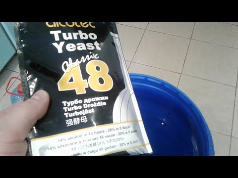 Видео: Тест дрожжей Alcotec Turbo Yaest Classic 48