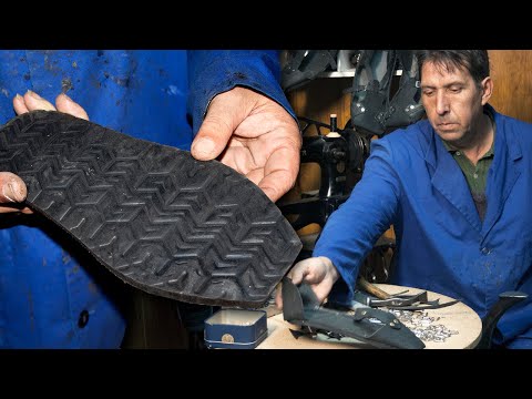 Видео: Обувь из тракторных и автомобильных колес. Альбарки ручной работы пастухов | Документальный фильм