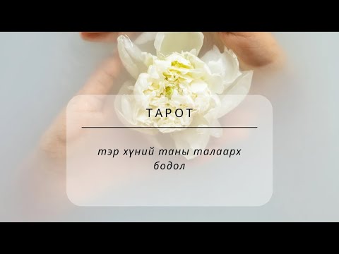 Видео: 💖Тэр хүний таны тухай бодол💖 {Тарот}