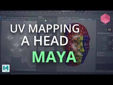Видео: UV-развертка для начинающих — UV-развертка головы в Maya