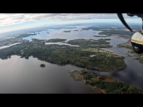 Видео: Полет из Кронштадта в Выборг и обратно на Piper-140