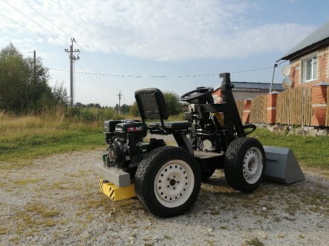 Видео: От мотоблока с шнековым снегоуборщиком до мини погрузчика на гидроходу