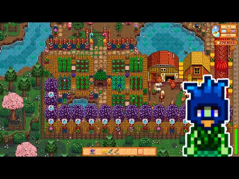 Видео: Луговая ферма, год 3 день 8-14: почти конец, коллекции, пещера до 189 уровня | Stardew Valley