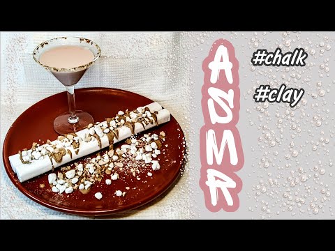 Видео: Chalk | Clay | Asmr| Мел | Глина | Изделия из мела | Изделия из глины