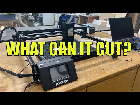 Видео: Лазерный гравер LONGER Ray 5 мощностью 20 Вт — тесты гравировки и резки