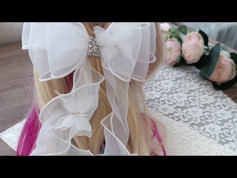 Видео: Бантик из органзы.Bow