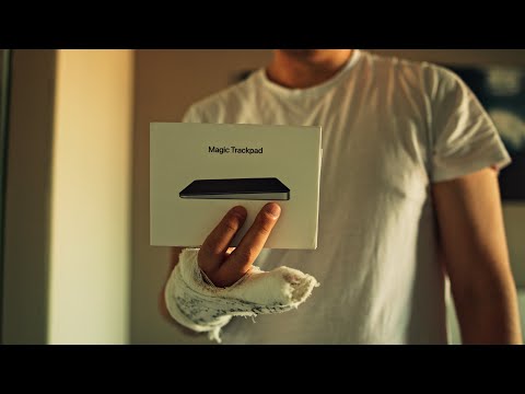 Видео: Однорукий монтаж / обзор на Apple Magic Trackpad 3 (2?)