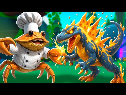 Видео: Победил БОССА Горгонзилла за Шеф Крабакадабра в Эволюция Брейнрот / Brainrot Evolution Роблокс !