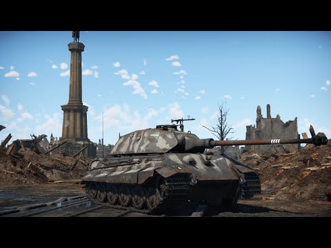 Видео: Tiger 2(P) Хрустальный тигр Германии в War Thunder