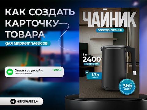 Видео: КАК создать КАРТОЧКУ ТОВАРА для маркетплейсов В 2025 ГОДУ