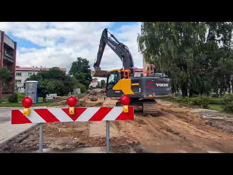 Видео: Засыпка песка на дороге