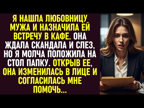 Видео: Я назначила встречу любовнице мужа. Она ждала скандала, но увидев папку, согласилась мне помочь.
