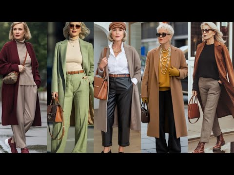 Видео: Натуральные женщины старше 50 60 70 лет | Новые тенденции моды для женщин | Весна/зима Осень 2026