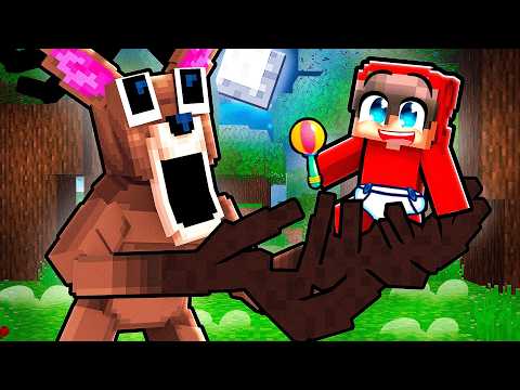 Видео: Усыновлённый ОЛЕНЩЕМ-МОНСТРОМ в Minecraft…
