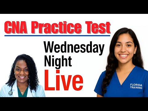 Видео: ✨ В среду вечером в прямом эфире: практический тест CNA и PCT с медсестрой Юнис ✨