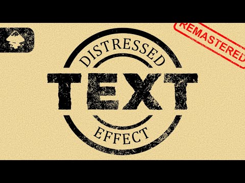 Видео: Создание эффекта гранжевого текста в Inkscape (РЕМАСТЕРИНГ)