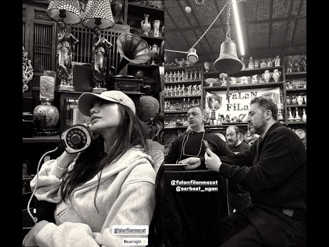 Видео: На аукционе присутствовали Демет Оздемир и его друг-актер Энгин Коджагез.